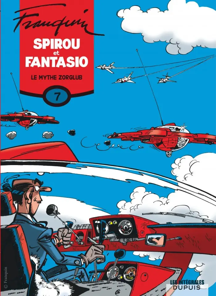 Couverture de l'album Spirou et Fantasio - Intégrale Dupuis 2 Tome 7 Le mythe Zorglub