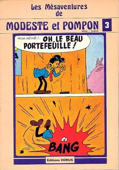 Couverture de l'album Modeste et Pompon Tome 3 Les mésaventures de Modeste et Pompon 3
