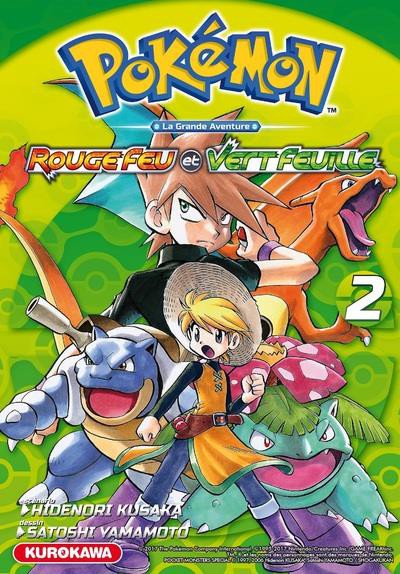 Couverture de l'album Pokémon - La grande aventure : Rouge feu et Vert feuille Tome 2