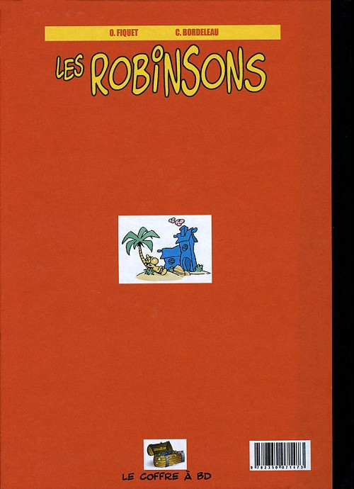 Verso de l'album Les Robinsons Kunu !!!