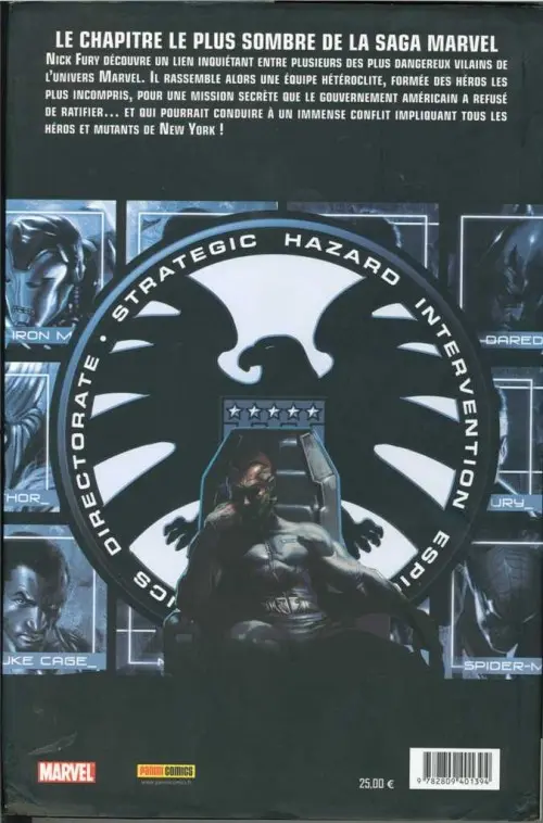 Verso de l'album Secret War