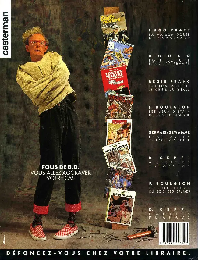 Verso de l'album L'Année de la Bande Dessinée 86-87