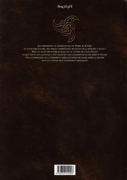 Verso de l'album La Tour de Kyla Tome 4 Prince Caspied