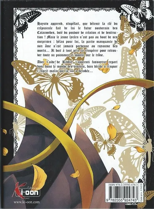 Verso de l'album Undertaker riddle 3
