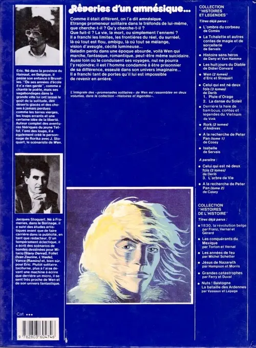 Verso de l'album Wen Tome 2 Wen - 2