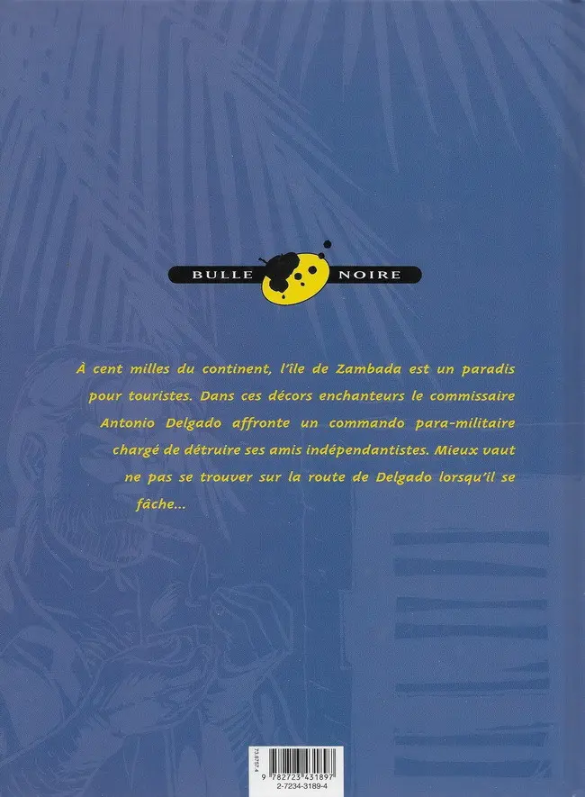 Verso de l'album Zambada Tome 1 Les vagues de la mer