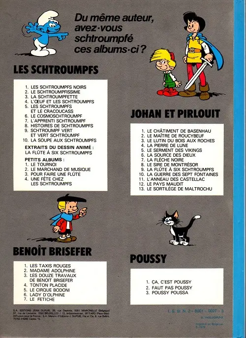 Verso de l'album Benoît Brisefer Tome 3 Les douze travaux de Benoît Brisefer