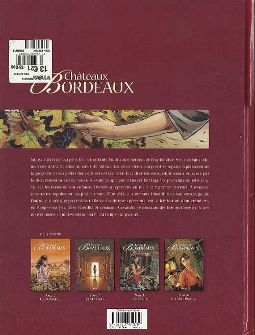 Verso de l'album Châteaux Bordeaux Tome 1 Le domaine