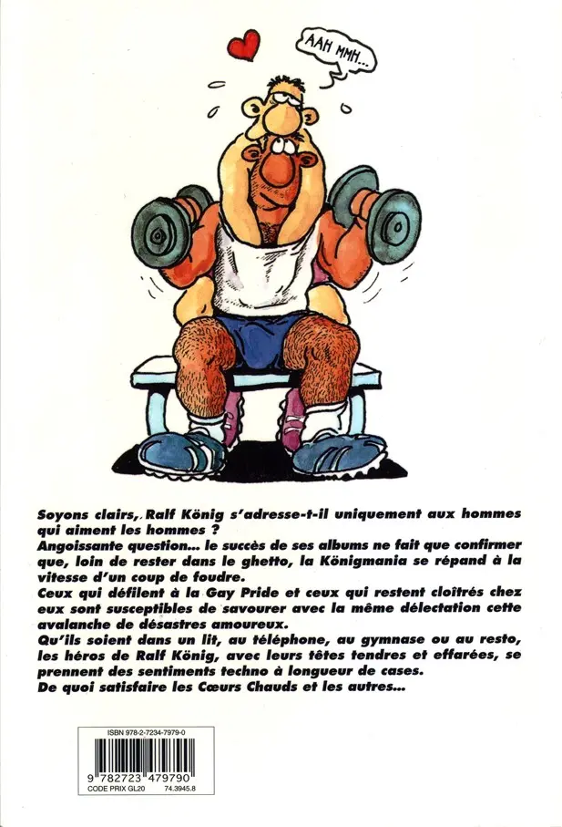 Verso de l'album Coeurs chauds