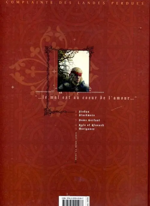 Verso de l'album Complainte des Landes perdues Sioban Tome 3 Dame Gerfaut