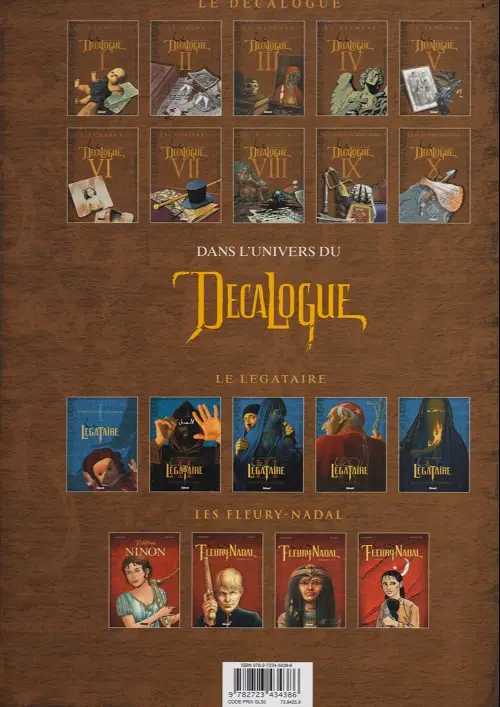 Verso de l'album Le Décalogue Tome 6 L'échange