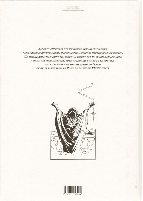 Verso de l'album Le Fauteuil du Diable