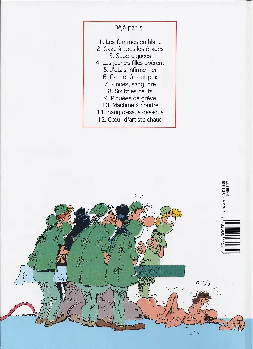 Verso de l'album Les Femmes en Blanc Tome 4 Les jeunes filles opèrent