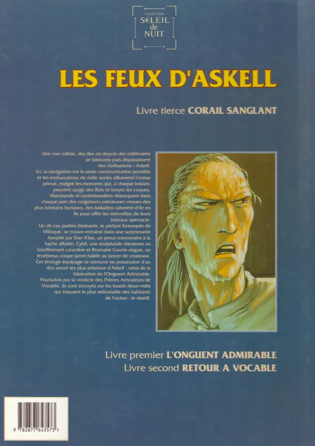 Verso de l'album Les Feux d'Askell Tome 3 Corail sanglant