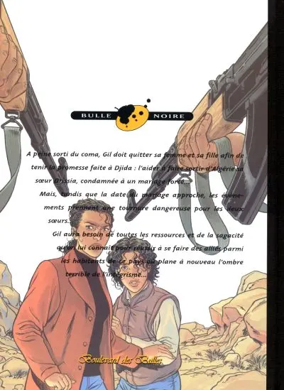 Verso de l'album Gil St André Tome 7 Prisonnières