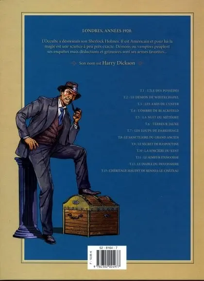 Verso de l'album Harry Dickson Tome 5 La nuit du météore