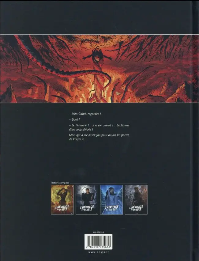 Verso de l'album L'Héritage du Diable Tome 2 Le Secret du Mont-Saint-Michel