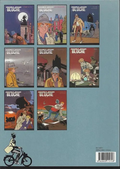 Verso de l'album Jérôme K. Jérôme Bloche Tome 5 Le jeu de trois