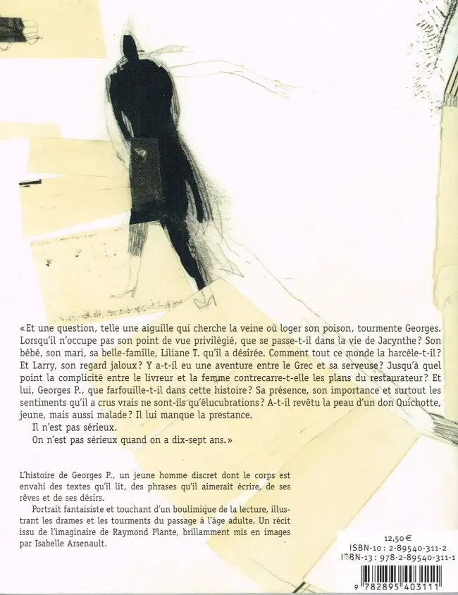 Verso de l'album Pas sérieux