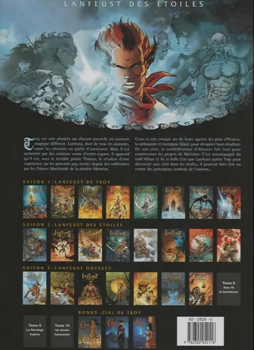 Verso de l'album Lanfeust des Étoiles Tome 1 Un, deux... troy