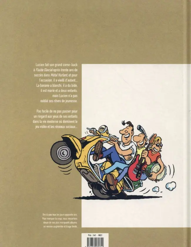 Verso de l'album Lucien Tome 9 Toujours la banane