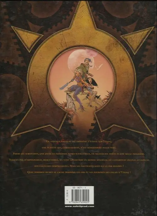 Verso de l'album Les Naufragés d'Ythaq Tome 1 Terra incognita