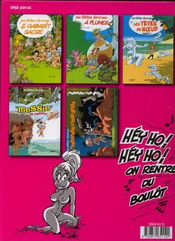Verso de l'album Les Petites femmes Tome 1 Les petites femmes et le gabarit sacré