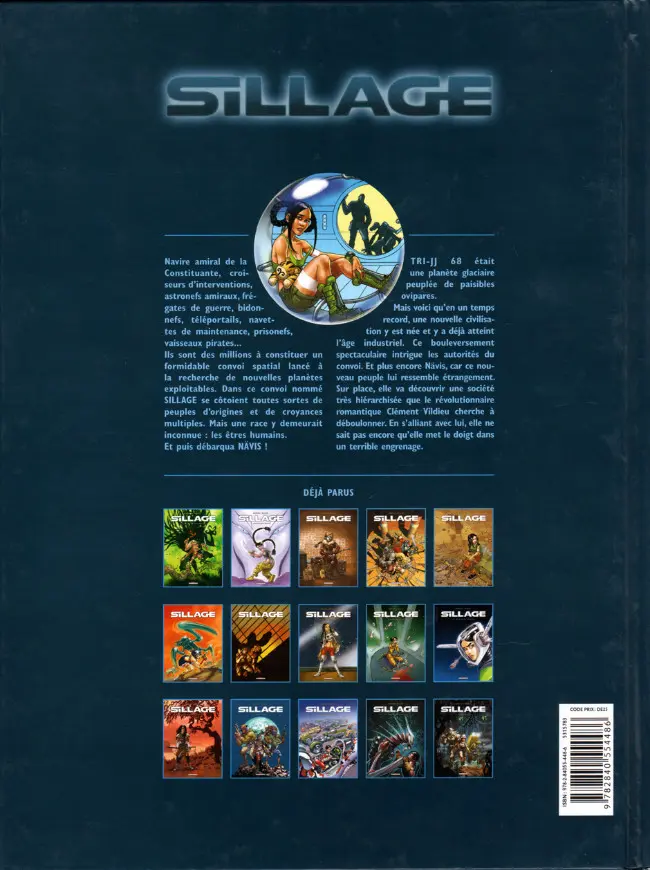 Verso de l'album Sillage Tome 3 Engrenages