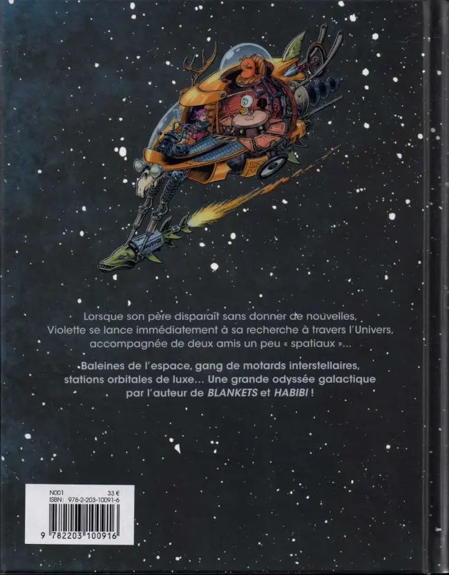 Verso de l'album Space Boulettes