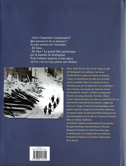 Verso de l'album Stalingrad Khronika Seconde partie
