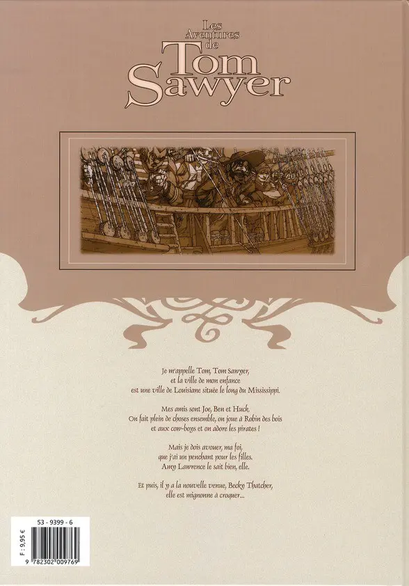 Verso de l'album Les Aventures de Tom Sawyer Tome 1 Becky Thatcher