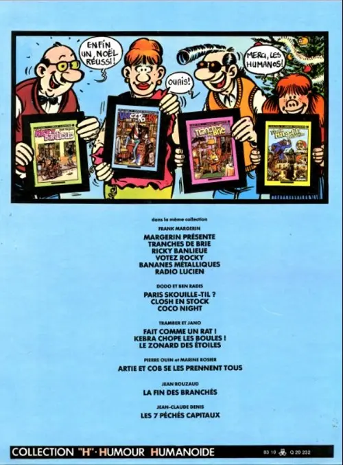 Verso de l'album Votez Rocky