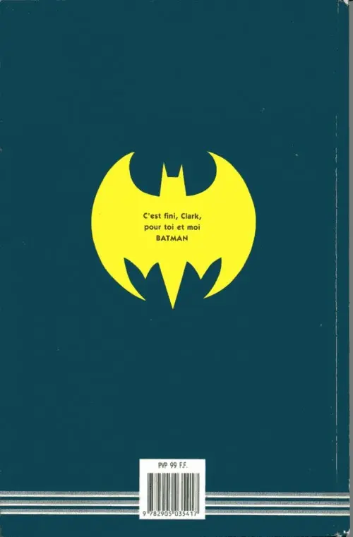 Verso de l'album Batman - Dark Knight Aedena Tome II La Battue et la Chute