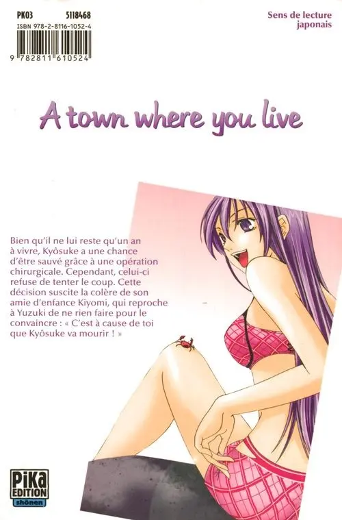 Verso de l'album A town where you live 11