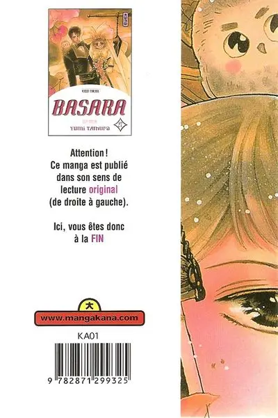 Verso de l'album Basara 27