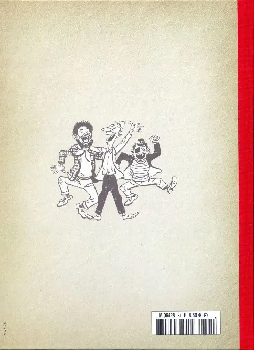 Verso de l'album Les Pieds Nickelés - La collection Tome 62 Les Pieds Nickelés policiers de la route