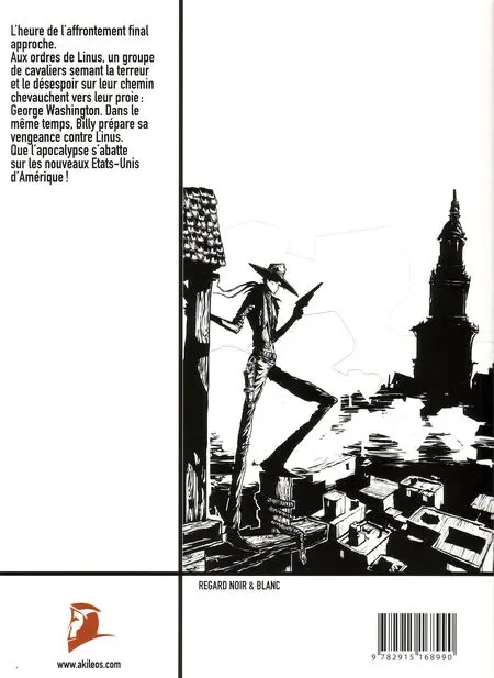 Verso de l'album Billy Wild Tome 2 Le 13ème Cavalier
