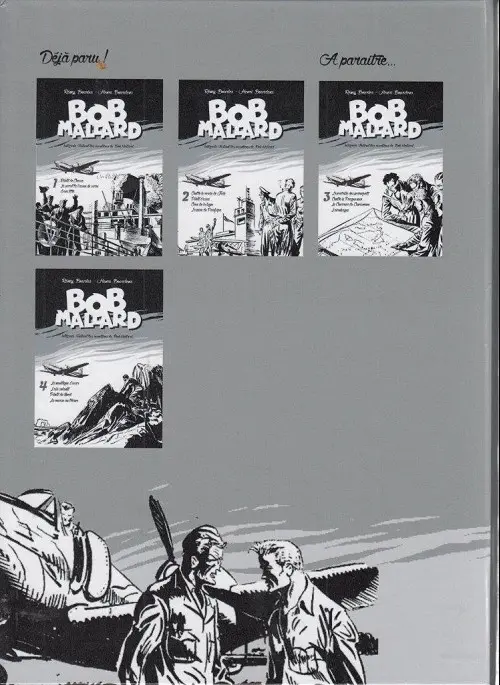 Verso de l'album Bob Mallard Éditions du Taupinambour Contre le cercle de jade