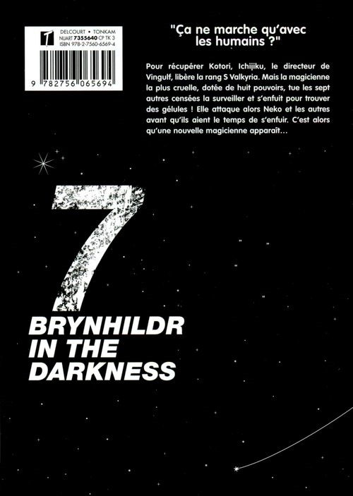 Verso de l'album Brynhildr in the Darkness 7