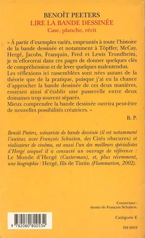 Verso de l'album Lire la Bande Dessinée