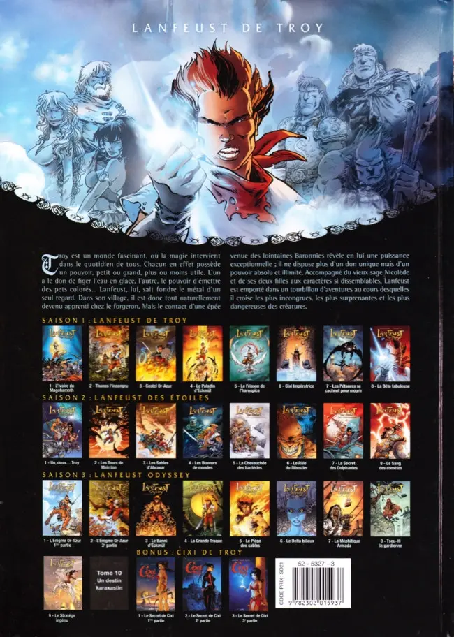 Verso de l'album Lanfeust de Troy Tome 4 Le Paladin d'Eckmül