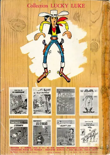 Verso de l'album Lucky Luke Tome 13 Le Juge
