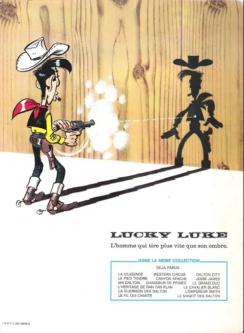 Verso de l'album Lucky Luke Tome 40 Le grand duc