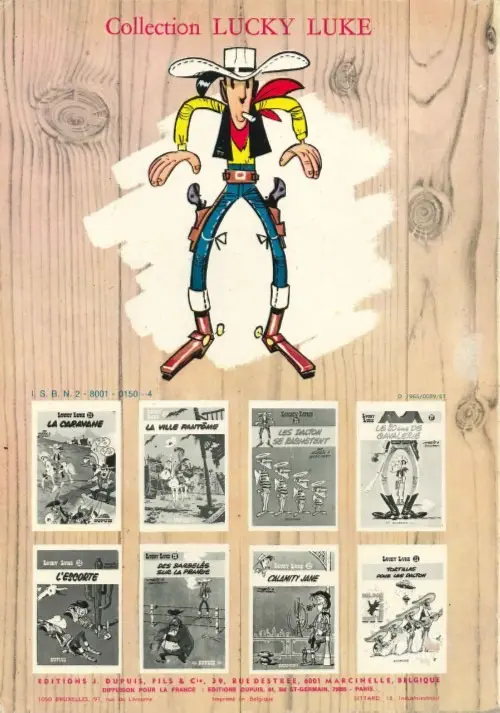 Verso de l'album Lucky Luke Tome 11 Lucky Luke contre Joss Jamon