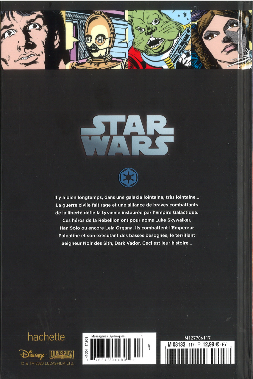 Verso de l'album Star Wars - Légendes - La Collection #117 Star Wars Classic - #7 à #12