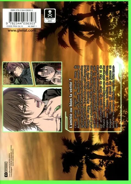 Verso de l'album Btooom ! 26 Light - Amitié