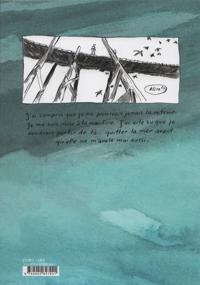 Verso de l'album Une longue canicule