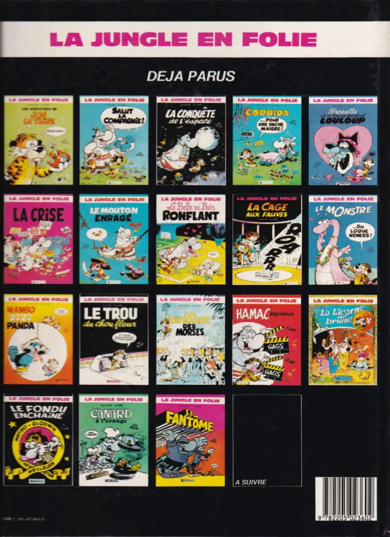 Verso de l'album La Jungle en folie Tome 7 Le Mouton Enragé