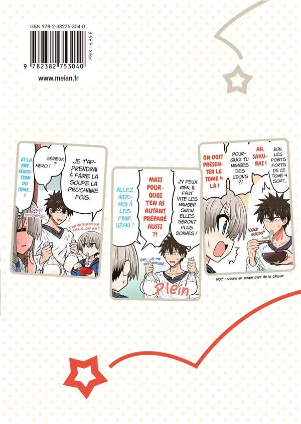 Verso de l'album Uzaki-Chan wants to hang out ! 4