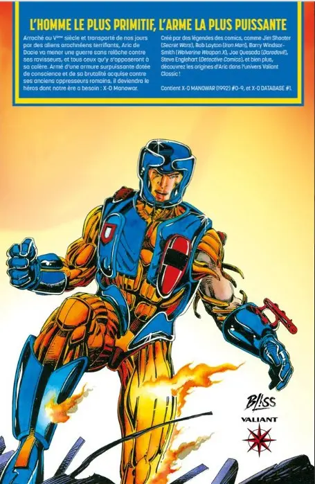 Verso de l'album X-O Manowar - Le Châtiment d'Aric